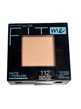 Maybelline Fit Me Pressed Powder Matte + Poreless 112 Natural Ivory